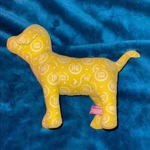 PINK Victoria's Secret Yellow Dog Toy
